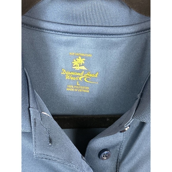 Diamond Head Wear Shirt‎ Mens Large Polo Golf Lotte Embroidered - Picture 5 of 11